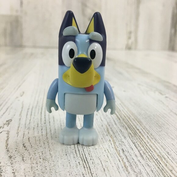 Bluey SILLY Bluey Figure New Expressions Tongue Hungry Dog Blue NEW - Picture 1 of 7